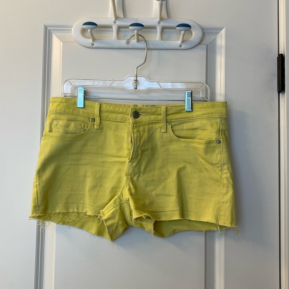Marc By Marc Jacobs Pants - Marc by Marc Jacobs yellow denim shorts